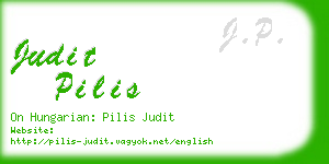 judit pilis business card